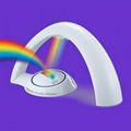 Children's Day&white LEDRainbow Projector Lamp Night Light Room Decoration 2