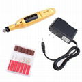 Nail supplies 3 colors Pro Pen Shape Nail Art Drill Electric File Acrylics Salon 2