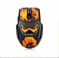 Freeshipping&2colors 2.4G 6D Button Wireless Gaming Optical Mouse Mice,Laptop PC