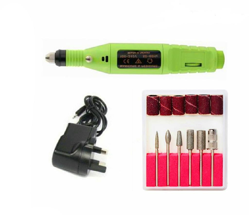 Mini Pen-Shape Electric Nail Drill Art Manicure Variable speed,Double insulated  2