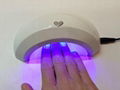  6w Super Mini Leggiere Compact 3LED Gel fast Nail Polish Dryer,travel/business 2