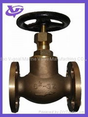 JIS Standard Marine Bronze Globe Valves 5K