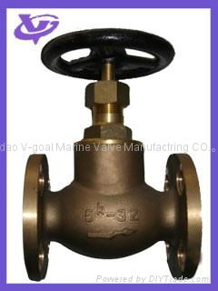 sell JIS Standard Marine Bronze Globe Valves 5K