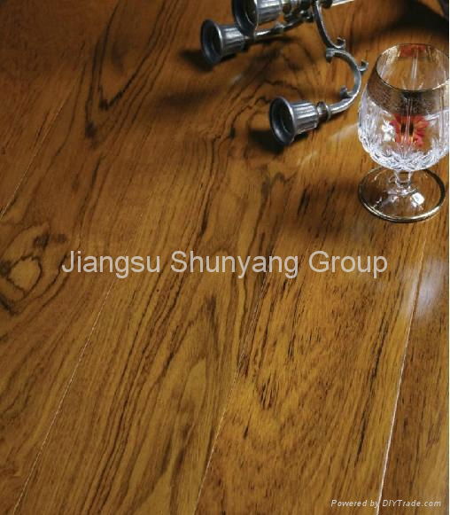 Embossment surface solid wood flooring 2