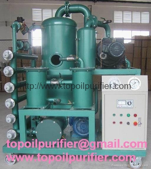 vacuum transformer oil purifier series ZYD with Germany LEYBOLD Vacuum pump