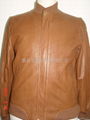 men's leather garment