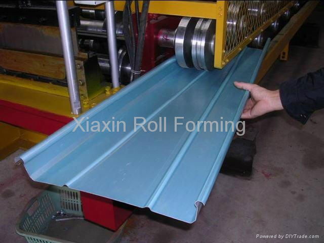 YX65-400 roof panel rolll forming machine 2