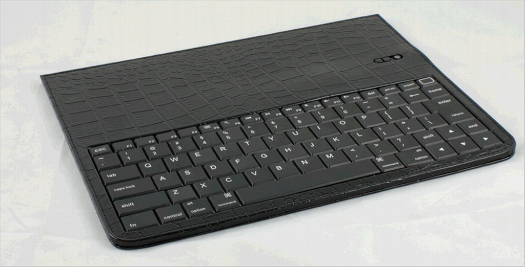 Ipad bluetooth keyboard with  leather case  2