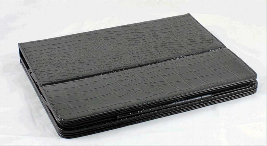 Ipad bluetooth keyboard with  leather case  3