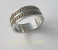 stainless steel jewelry rings& chain rings