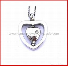 stainless steel heart pendant&christmas gift