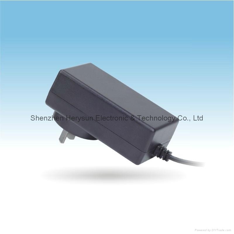 12v2a switching power adapter with CE,FCC,RoHs approval 
