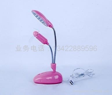(2 in 1)Desk lamp and fan 14PCS lamp and fan USB lamp and fan 4