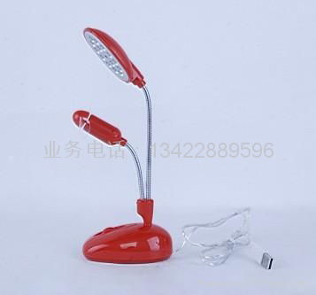 (2 in 1)Desk lamp and fan 14PCS lamp and fan USB lamp and fan 5