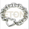 Fashion wholesale fashion bracelet 925 sterling silver bracelets and bangles 1
