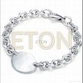 Fashion wholesale fashion bracelet 925 sterling silver bracelets and bangles 5