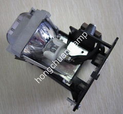 replacment projector lamp bulb, projection light unit with houshing