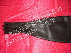 Sandblasting gloves