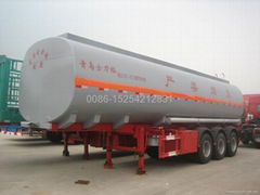 30000 liter acid tank trailer with PE-Lined