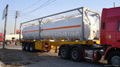 liquid tank container for fuel transportation