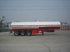 27400 liters road tank trailer for acid transportation