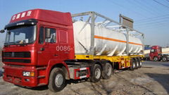 40 foot iso tank for chemical liquid transportation