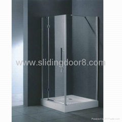 corner shower door