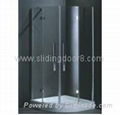 frameless corner shower door 1