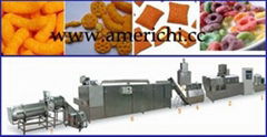 Frying pellets snacks machines