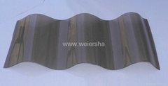 UV- protect polycarbonate  corrugated roofing sheet for greenhouse