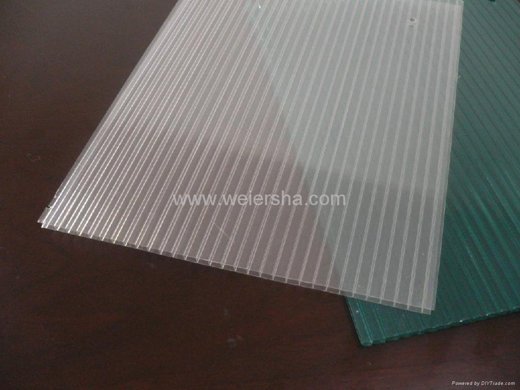 twin wall polycarbonate hollow roofing sheet for greenhouse 2
