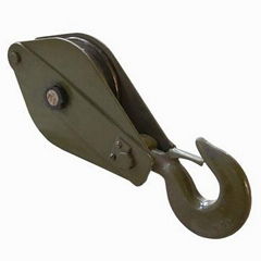 single wheel wire rope pulley block