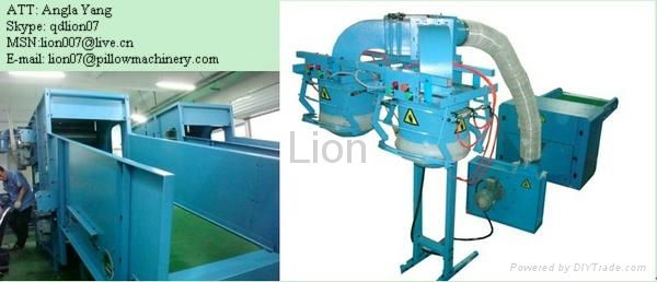 Automatic fiber filling machine  QL005-OP 1