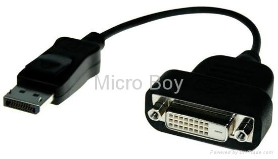 Displayport to DVI cable