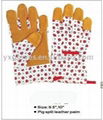 Leather Safty &Garden gloves 1