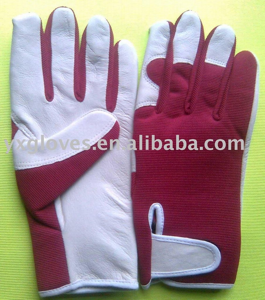 Pig Split Leather Safty gloves 3