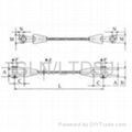 Open casting wire rope sling 2