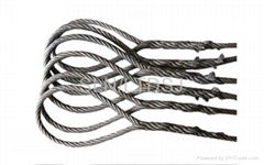 Spliced wire rope sling