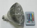 12w RGB par38 LED spot light