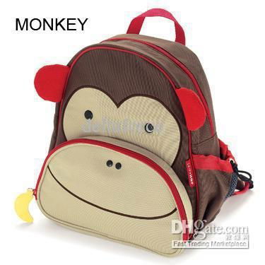 cute childrens pocket Satchel bag boys girls Animal bags backpack ...