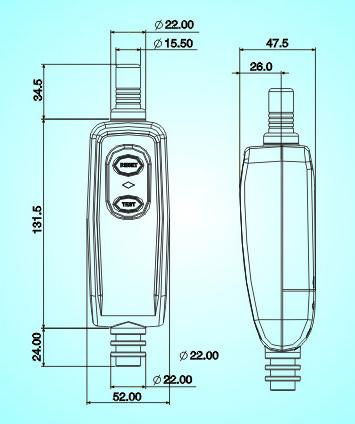 Industrial UK RCD ,250V,13A,30mA,Residual Current Protector 2