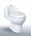 Siphonic one pcs toilet 1