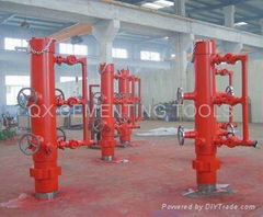 20" double plug cementing head