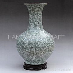 Crackled Ceramic Vase