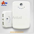 ALDP-07 12000mAh Portable Mobile Power Bank with 2 USB output and LED torch 1
