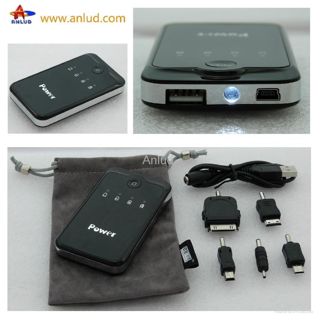 ALD-P03 2200mAh Portable Battery Charger with Emergency LED Light 3