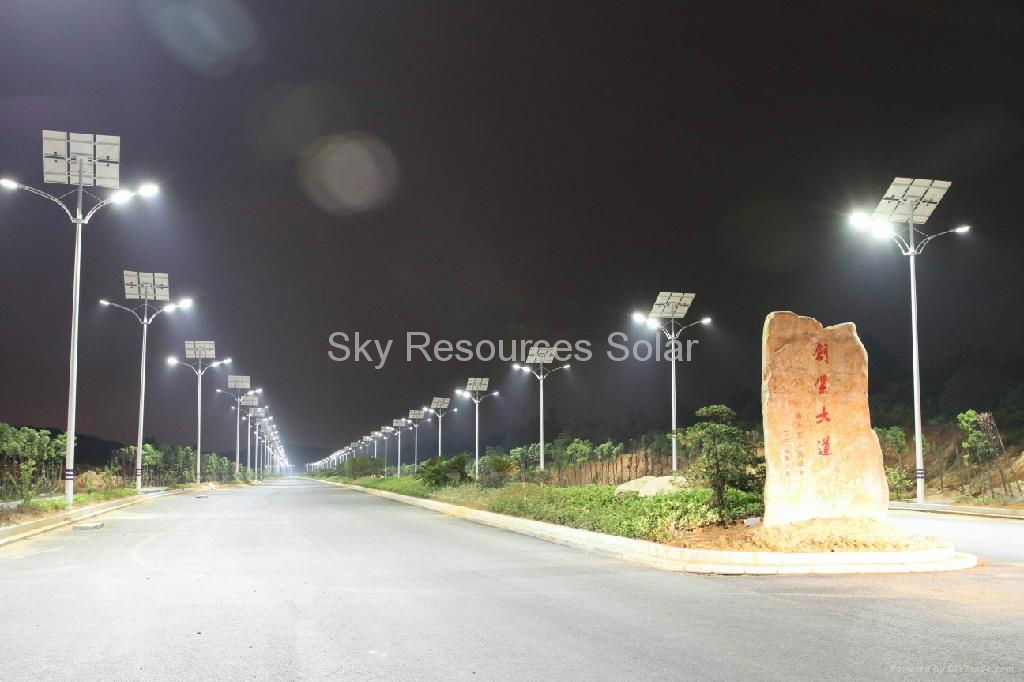 100% lighting--solar street light | 80% energy saving