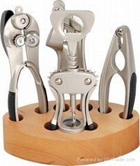 corkscrew kitchen tools set