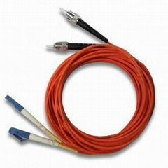 Multi-mode Patch Cords with ST-LC Fiber Connector, Available in MM, Simplex and 