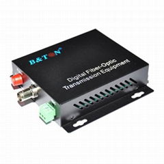 mini 1-channel digital video optical transceiver